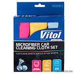 Microfibre cloth set Vitol VSC3030-3