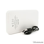 Power bank Voltronic ASONIC AS-P10-W 10000 mAh, Output 2USB, White, (215g), Blister