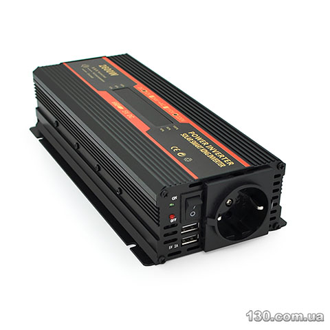 Voltronic CARMAER2600W — автомобильный преобразователь напряжения (инвертор) (1000Вт), 12/220V с аппроксимированной синусоидой, 1Shuko, 2*U…