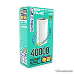 Повербанк Voltronic KP-17 10000 mAh, Output:2Type-C/USB, White/Black, (270g), Blister