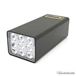 Повербанк Voltronic M10-PD flashlight, Output:5V-3A/9V-2A/12V-1.5A, Micro-USB, Type-C, Digital display, ABS, PVC, Black, BOX