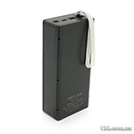 Power bank Voltronic M8-PD flashlight, Output:5V-3A/9V-2A/12V-1.5A, Micro-USB, Type-C, Digital display, ABS, PVC, Black, BOX