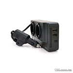 Автомобильный преобразователь напряжения (инвертор) Voltronic Q-CC8200 300W, 12/220V, с аппроксимированной синусоидой, 2 универсальные розетки + 2USB + Type C, Box