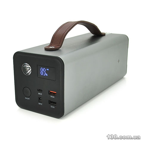 Portable charging station Voltronic XM02A-300W 200W, 220V/50A, 1*AC/220V+QC3.0, 5V/3A-9V/2A, 32000mAh, LED