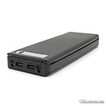 Повербанк Voltronic YM-391 50000 mAh, Input:5V/2.1A(micro USB, Type-C, Lighting), Output:5V/2.1A(3хUSB), plastic, Black, BOX