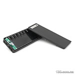 Повербанк Voltronic YM-391 50000 mAh, Input:5V/2.1A(micro USB, Type-C, Lighting), Output:5V/2.1A(3хUSB), plastic, Black, BOX