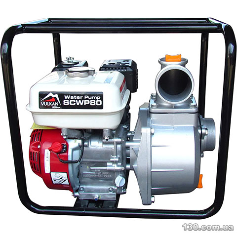 Мотопомпа Vulkan SCWP80H бензинова для чистої води