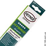 Wiper blades HEYNER HYBRID Graphit 027 (430 mm – 17") for cars